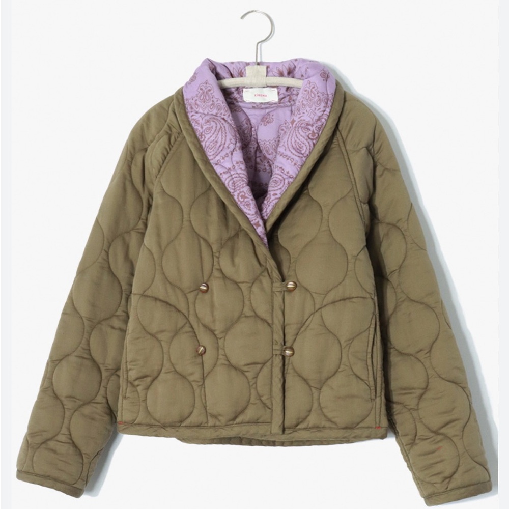 XiRENA Quilted cropped puffer Jacket reversible
